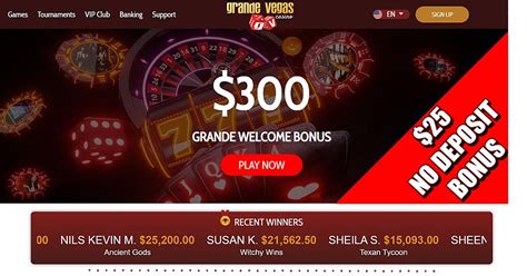 Grande Vegas Casino Bonuses & Codes (48) .